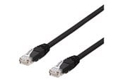 Nätverkskabel - Deltaco patch cable - 50 m - black - Svart - 50m - TP-650UV