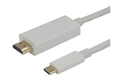 Displaykabel - Deltaco adapter cable - 2 m - USBC-HDMI-1020A