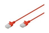 Nätverkskabel - DIGITUS patch cable - red - Röd - DK-1618-030S-R-10