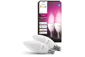 Smarta Hem - Philips Hue Kronljus – E14 ljuskälla - White and color ambiance – (2-pack) - 929004295302