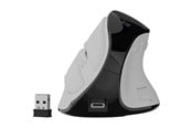 Mus - Natec EUPHONIE PRO - vertical mouse - 2.4 GHz Bluetooth 5.0 USB - white - Vertical mouse - Optic - 9 knappar - Vit - NMY-2378