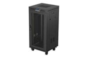 Rack chassis - Lanberg FF01 series V2 - rack - 600 x 600 flat pack with mesh door LCD - 24U - FF01-6624-23BL