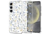 Mobile - Covers & Cases - Tech-Protect FlexAir Case for Samsung Galaxy S25 - Daisies with Leaves - 5906302360444