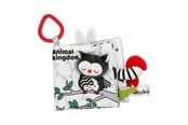Babyleksaker - Akuku First book from fabric sensory book ANIMALS KING - A0481