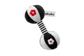 Babyleksaker - Akuku Plush rattle DUMBBELL - A0482