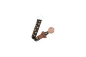 Babyvård - Akuku The soother band with clip GOLDEN STARS - A0585
