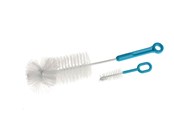 Babyvård - Akuku Bottles cups and teats brush set BLUE - A0570