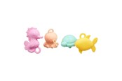 Babyvård - Akuku silicone bath toys with a detachable bottom (4pcs) - A0711