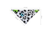 Babyvård - Akuku Baby bandana (1 pc) snap fastener FOOTBALL - A1504