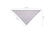 Babyvård - Akuku Baby bandana (1 pc) snap fastener HEARTS - A1505