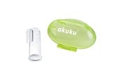 Babyvård - Akuku Silicone toothbrush and gums massager in case - A0264