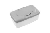 Babyvård - Akuku Box for water wipes grey/white - A0532