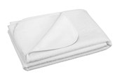 Babyvård - Akuku Waterproof bed pad terry 90 x 200 cm WHITE - A1286