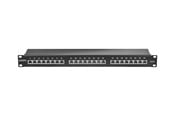 Systemtillbehör - Lindy patch panel - 1U - 19" - 25990