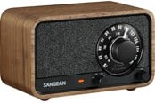 DAB, Nätverk & Klockradio - Sangean WR-8 AM/FM/Bluetooth Radio Vintage Walnut - AM/FM - Mono - Valnöt - A500545