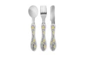 Babyvård - Akuku Stainless steel cutlery set: fork spoon knife - A0103