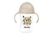 Babyvård - Akuku Cup with flip-top straw 300 ml / OWL - A0204