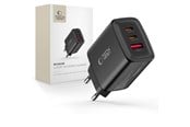 Mobile - Adapters & Chargers - Tech-Protect  NCA65W-GAN 3-Ports 65W AC Charger - Black - 5906302336081