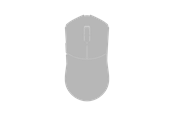 Mus - WLMouse BEAST G Medium Wireless - Gamingmus - Optic - 5 knappar - Vit - BG-M-WHITE