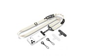 Andra mobiltillbehör - Tech-Protect C9S Rope Crossbody Phone Lanyard - Beige - 5906302339662