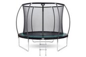 Studsmatta - Salta Trampolin Cosmos Ø305 cm, svart inkl. stege och säkerhetsnät - 805-847
