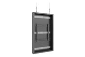 Väggfäste, AV-Möbel - Multibrackets M Pro Series enclosure - low profile - for LCD display - medium - black - Max 50 kg - recommended for 49" - 7340234813902