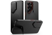 Mobile - Covers & Cases - Tech-Protect Kevlar Aura MagSafe Case for Samsung Galaxy S26 - Black & Orange - 5906302352401