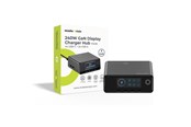 Mobile - Adapters & Chargers - Mobile Origin 240W GaN Display Charger Hub PW39 - 4x USB-C + 2x USB-A - MO-240WDCH-PW39