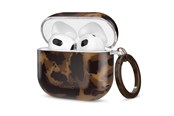 Mobile - Covers & Cases - Tech-Protect Lamano Case for AirPods 4 - Brown and Black - 5906302352517