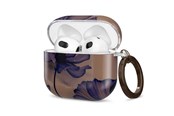 Mobile - Covers & Cases - Tech-Protect  Lamano Case for AirPods 4 - Brown & Purple - 5906302352524