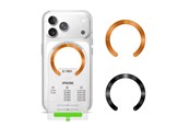 Andra mobiltillbehör - Tech-Protect MMP-210 MagSafe 2-Pack Magnetic Ring - Orange / Black - 5906302352548