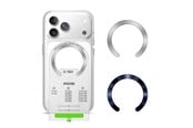 Andra mobiltillbehör - Tech-Protect MMP-210 MagSafe 2-Pack Magnetic Ring - Silver / Navy Blue - 5906302352555