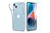 Mobile - Covers & Cases - Spigen Crystal Case and Tempered Glass Set for iPhone 14 Plus - Clear - 21134-0
