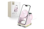 Mobile - Adapters & Chargers - Tech-Protect QI15W-A43 3in1 MagSafe Inductive Charger - Pink - 5906302380190