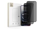 Mobiltelefontillbehör-Skyddsfilm - Tech-Protect Anti Spy Glass Pro+ 2-pack Privacy Glass for iPhone 17e / 16e / 14 / 13 Pro / 13 - Black - 5906302360130