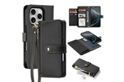 Mobile - Covers & Cases - Dux Ducis Lava Leather Case for iPhone 16 Pro Max - Black - 6934913004999