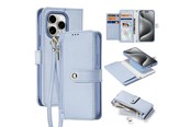 Mobile - Covers & Cases - Dux Ducis Lava Leather Case for iPhone 15 Pro - Blue - 6971824163179
