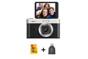 Kamera - KODAK Pixpro Friendly Zoom C1 Black + Dongle - Compact Digital Camera - C1BK3 Black