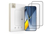 Mobiltelefontillbehör-Skyddsfilm - Tech-Protect  Glass Fit+ 2-pack for Xiaomi Poco F8 Pro Ultra - Black - 5906302352661
