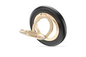 Andra mobiltillbehör - Tech-Protect MMR700 Lamano MagSafe Magnetic Phone Holder - Black & Gold - 5906302353088