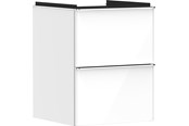 Dusch och monteringstillbehör - Hansgrohe xelu q vanity unit high gloss white 480/475 with 2 - 54019000