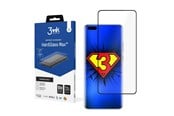 Mobiltelefontillbehör-Skyddsfilm - 3mk Reinforced Tempered Glass HardGlass Max Black for Huawei P40 Pro + 5G - 5903108277174
