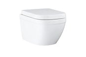 Toaletter, säten, bidé och reservdelar - Grohe euro ceramic wall hung wc set with soft close - 39554000