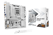 Moderkort - ASRock B850M Challenger WiFi White Moderkort - AMD B850 - AMD AM5 - DDR5 RAM - Micro-ATX - 90-MXBU50-A0UAYZ