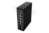 Switch - Lanberg ILFE-8P-1GE-1S-120 - switch - 8 ports - unmanaged - rack-mountable - ILFE-8P-1GE-1S-120