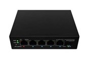 Switch - Lanberg ILFE-4P-1GE-1S-90 - switch - 5 ports - unmanaged - rack-mountable - ILFE-4P-1GE-1S-90