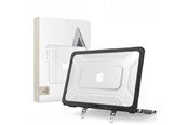Väskor - Tech-Protect Kevlar Pro Case for MacBook Neo 13" 2026 - Black and Clear - 5906302323326
