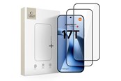 Mobiltelefontillbehör-Skyddsfilm - Tech-Protect Glass Fit+ 2-Pack Tempered Glass for Xiaomi 17T - Black - 5906302323456