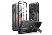 Mobile - Covers & Cases - Tech-Protect Kevlar MagSafe 2-Set Case for Samsung Galaxy S26 Ultra - Black - 5906302340040