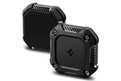 Andra mobiltillbehör - Spigen Tough Armor Case for AirTag 1/2 - Black - 28685-0